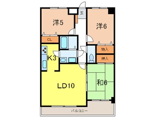 ゼフィ－ル芦屋の物件間取画像